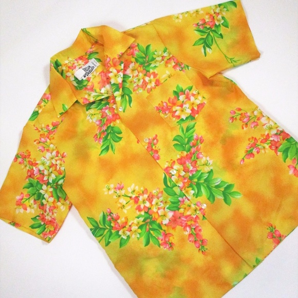 Hilo Hattie Other - Vtg Hilo Hattie Men L Aloha Floral Hawaiian Shirt